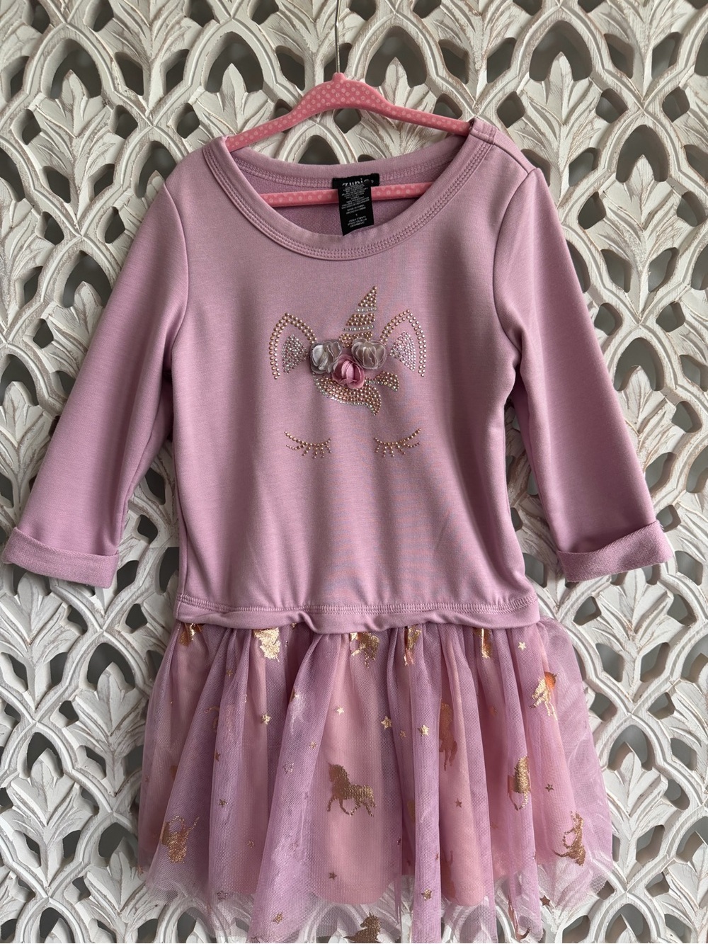 Zunie Girls Unicorn Tutu Dress Size 5